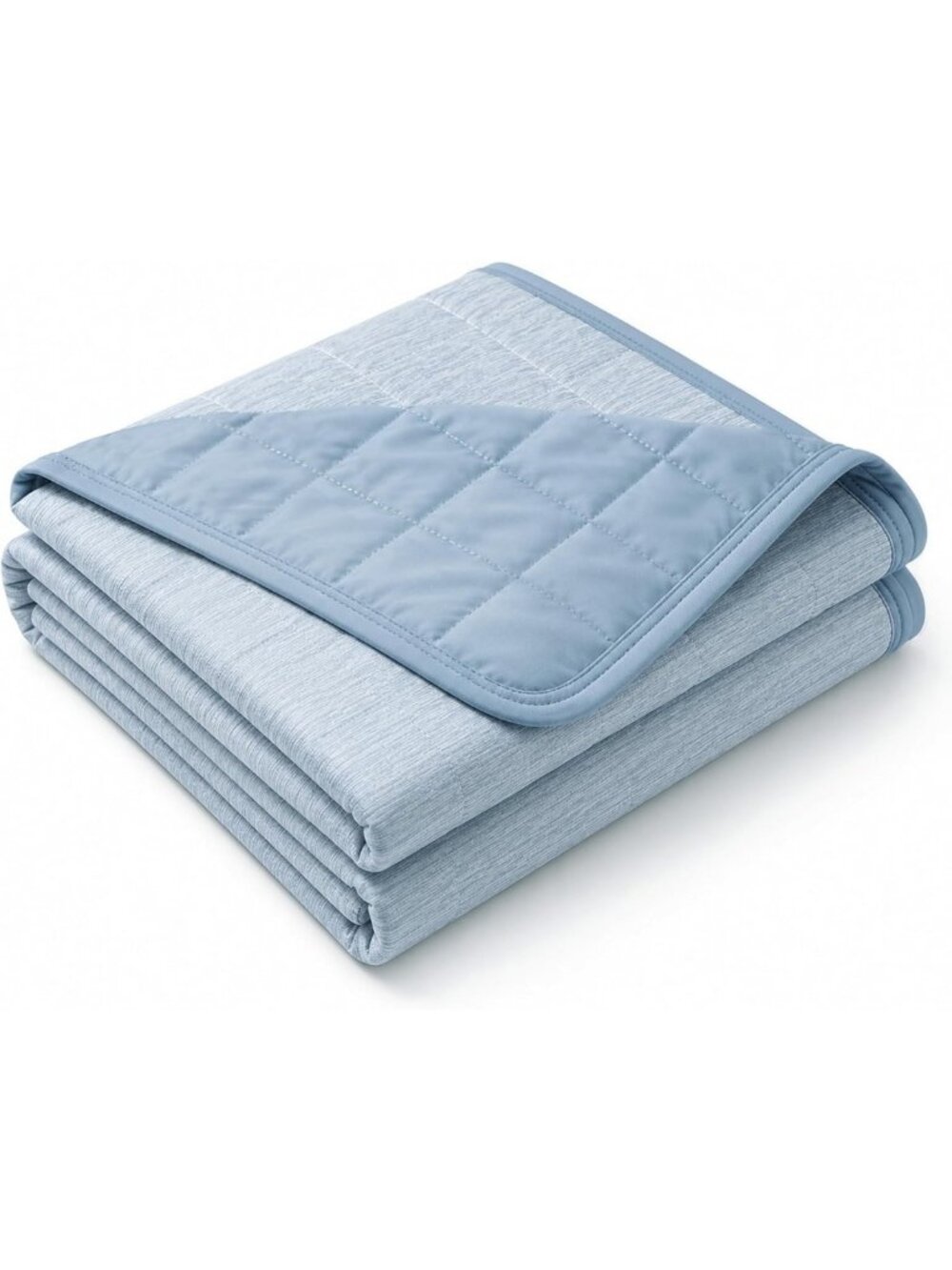 Cooling Throw Blanket for Hot Sleepers - Soft, Lightweight, Blue 50"x70